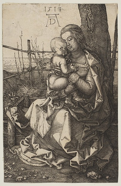 Albrecht Dürer, Virgin and Child Seated by a Tree