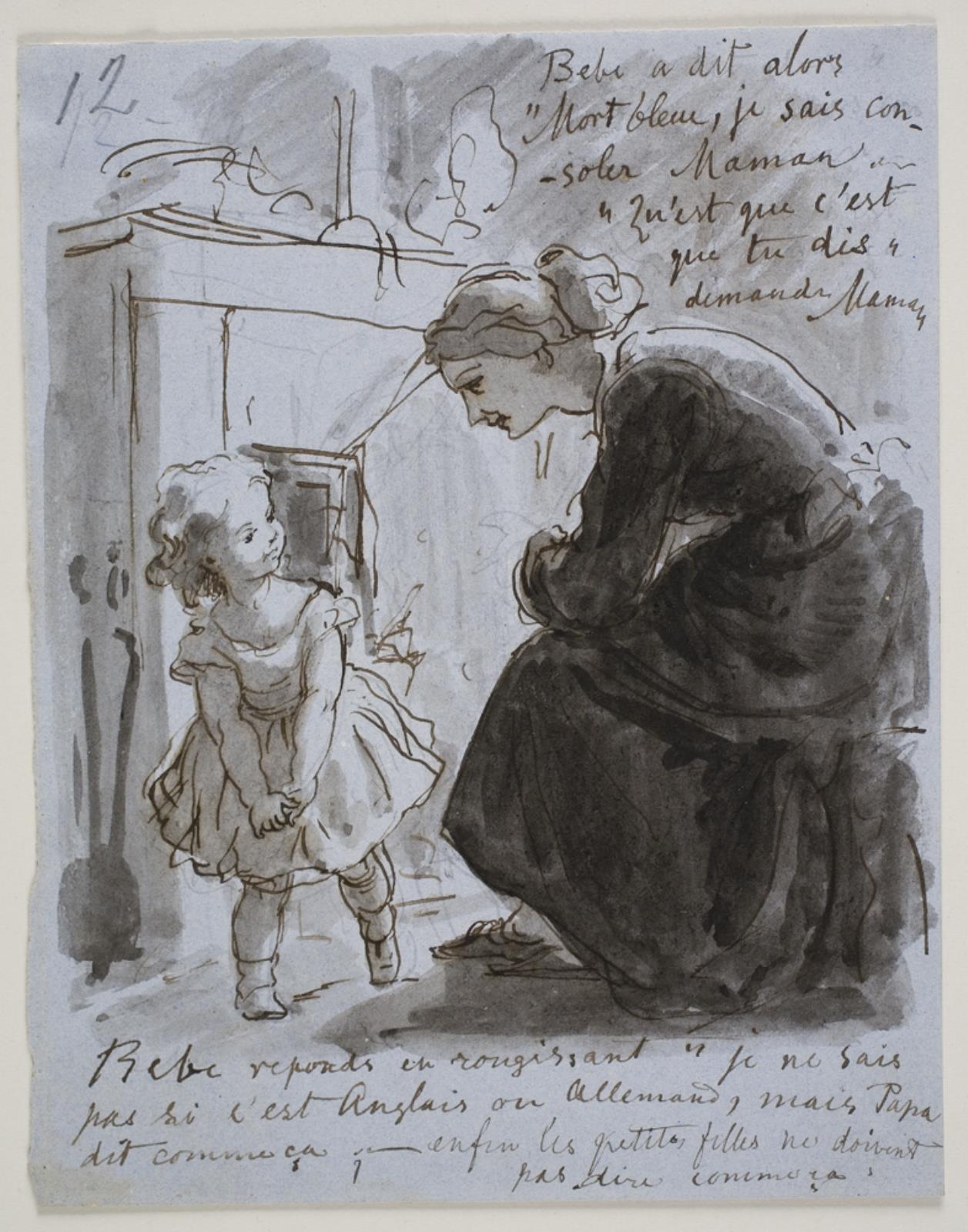 Lorenz Frølich, Bébé á la maison
