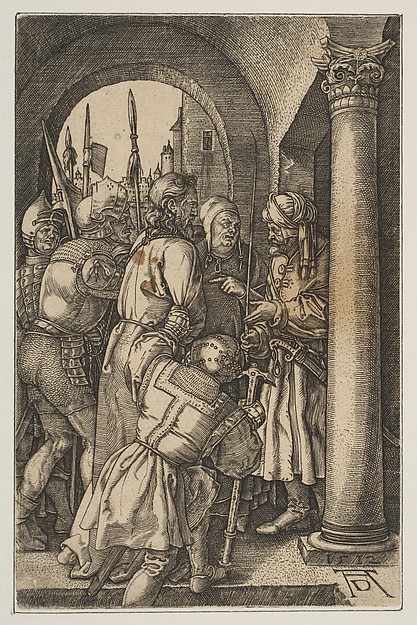 Albrecht Dürer, Christ before Pilate, from the Passion (copy)