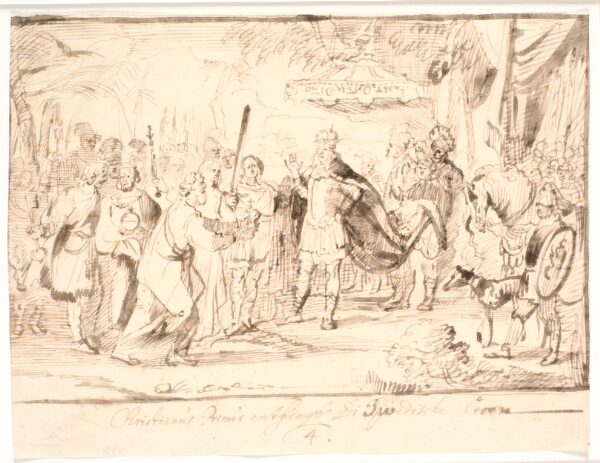 Jürgen Ovens, Christian I hyldes som konge af Sverige, maj 1458