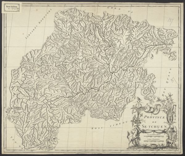 Anville, Jean Baptiste Bourguignon d', (1697-1782) (cartographer), Province de Se-tchuen