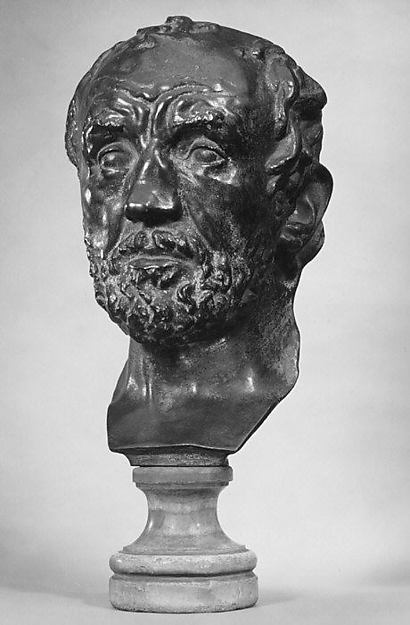 Auguste Rodin, Mask of the Man with the Broken Nose (Masque de l'homme au nez cassé)