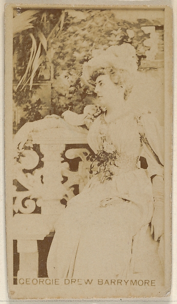 Allen & Ginter, Georgie Drew Barrymore, from the Actors and Actresses series (N45, Type 8) for Virginia Brights Cigarettes