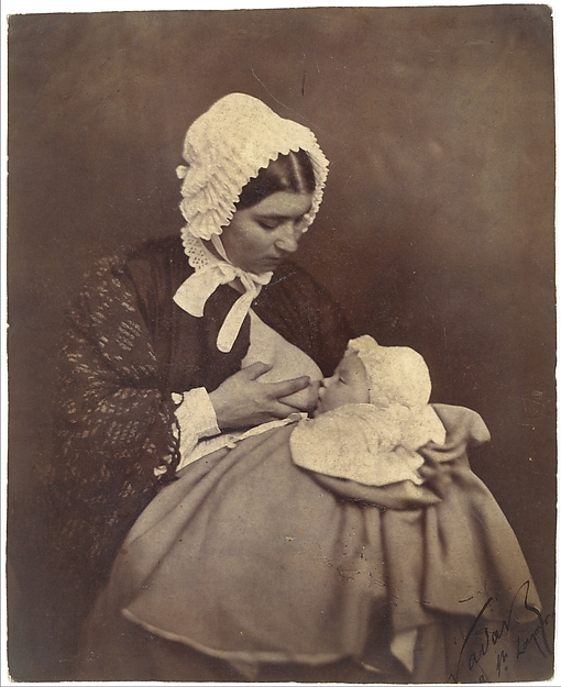 Nadar, [Paul Nadar at the Breast of His Wet Nurse]