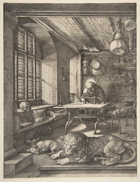 Albrecht Dürer, Saint Jerome in His Study