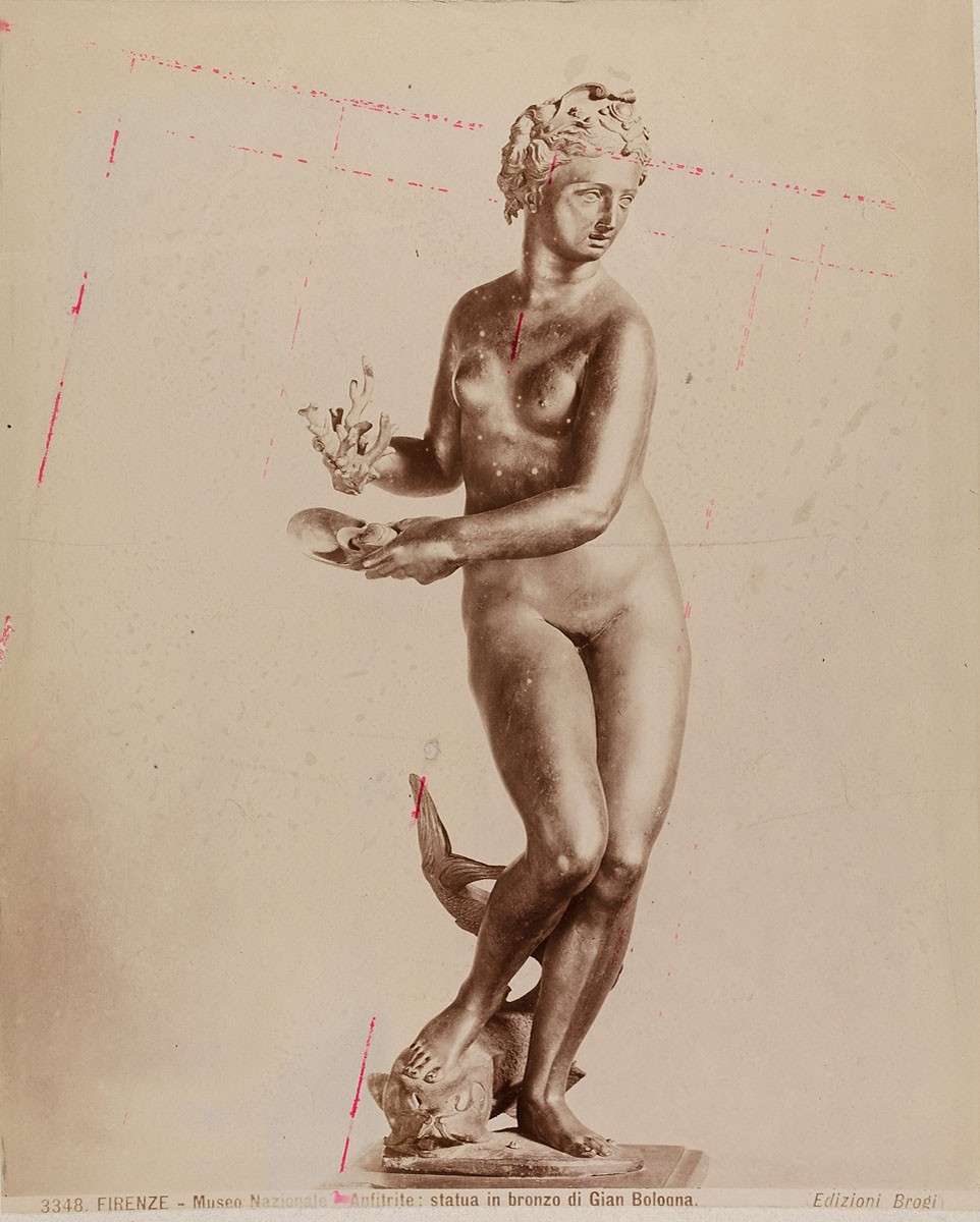 Giacomo Brogi, Firenze - Museo Nazionale: Anfitrite, statua in bronze di Gian Bologna