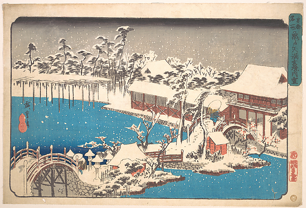 Utagawa Hiroshige, Kameido Tenmangu Keidai no Yuki