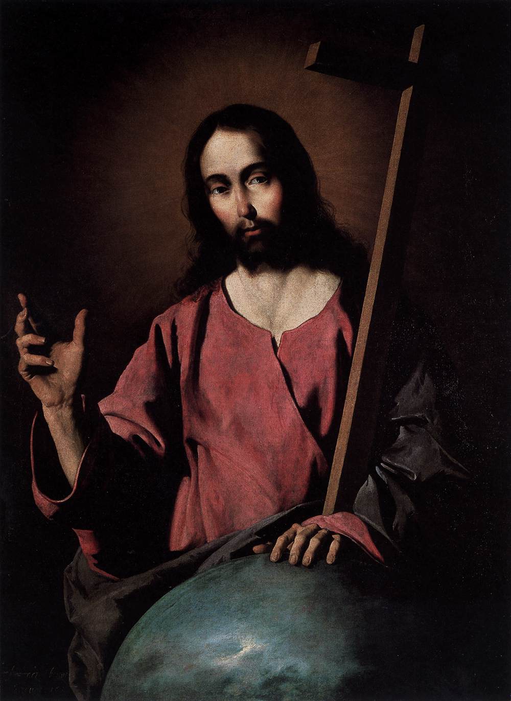 Francisco de Zurbarán, Christ the Saviour blessing