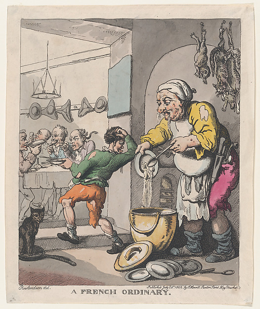 Thomas Rowlandson, A French Ordinary