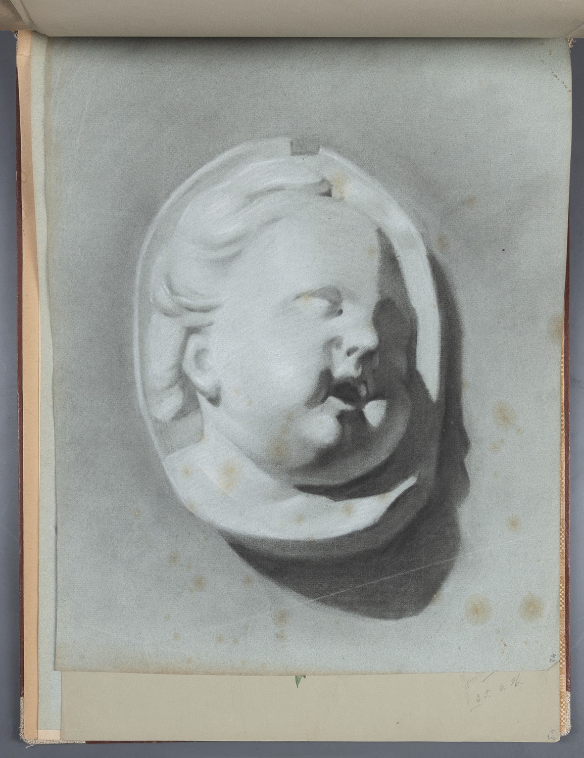 Paul Jordan, Kinderkopf-Relief-Medaillon