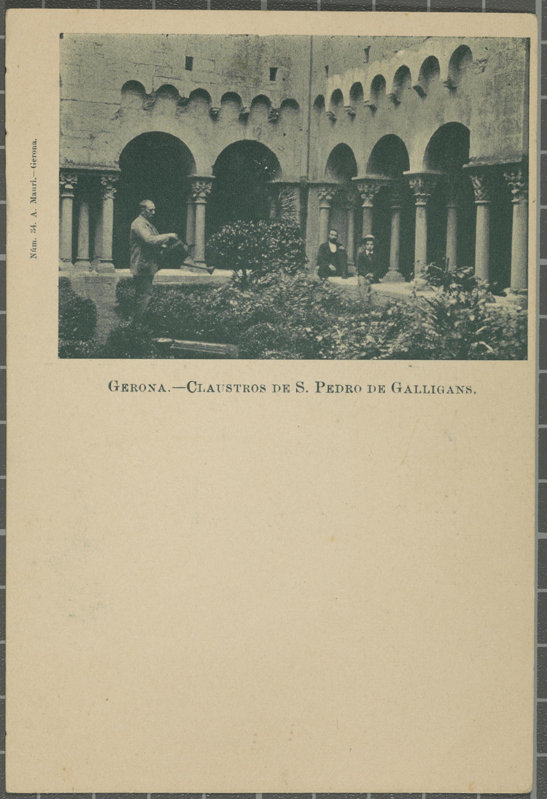 Amadeu Mauri Aulet, Gerona.-Claustros de S.Pedro de Galligans