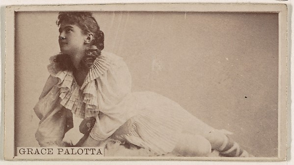 Kinney Brothers Tobacco Company, Grace Palotta, from the Actresses series (N245) issued by Kinney Brothers to promote Sweet Caporal Cigarettes
