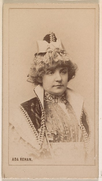 Kinney Brothers Tobacco Company, Ada Rehan, from the Actresses series (N245) issued by Kinney Brothers to promote Sweet Caporal Cigarettes