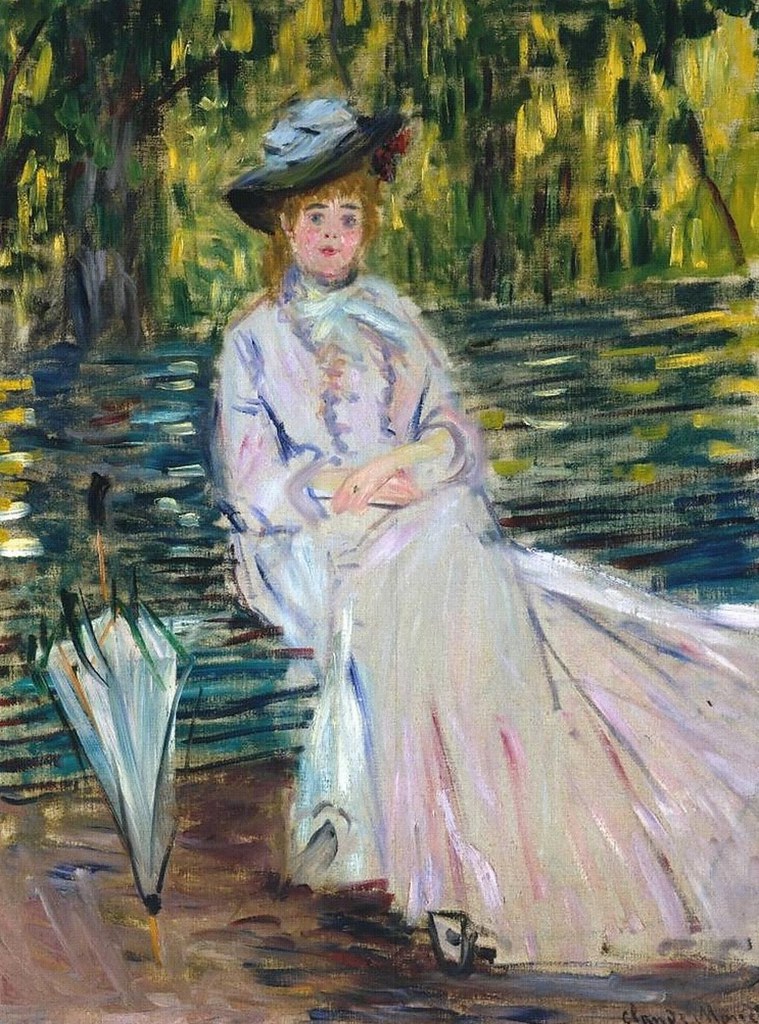 Claude Monet, Woman Seated on a Bench