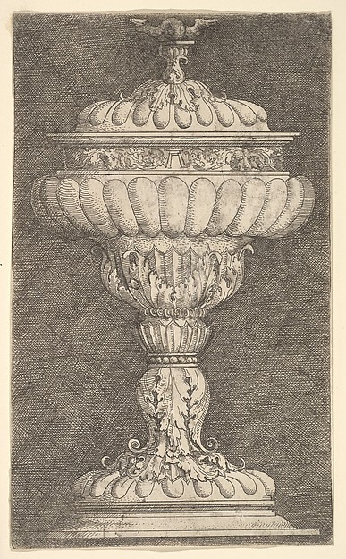 Albrecht Altdorfer, Covered Goblet with a Winged Ball on Top