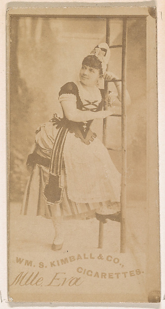 William S. Kimball & Company, Mlle. Eva, from the Actresses series (N203) issued by Wm. S. Kimball & Co.