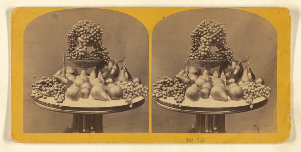 Benjamin West Kilburn, [Table full of fruits]