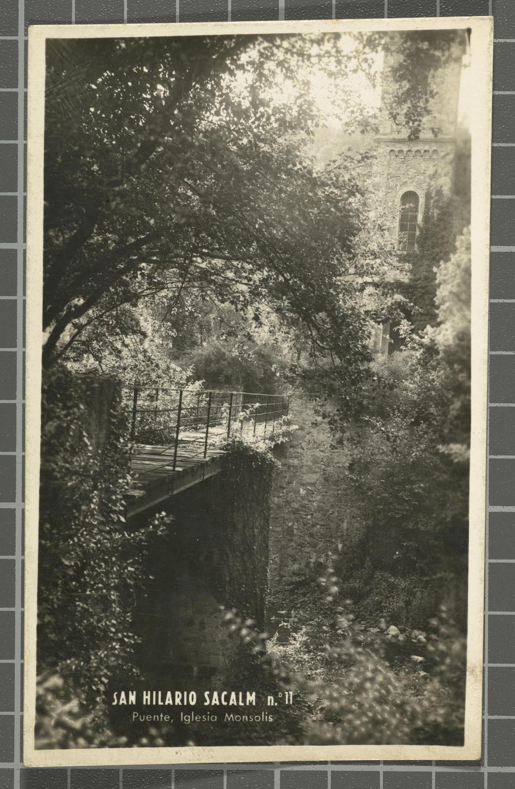 Desconegut, San Hilario Sacalm No. 11. Bridge, Monsolis iglesia