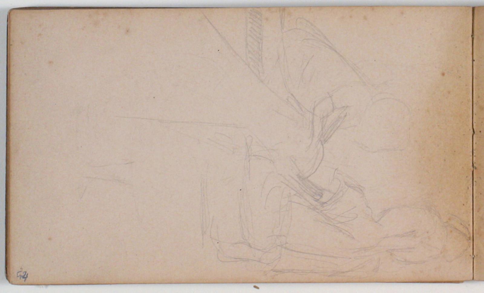 Niels Larsen Stevns, Figurkomposition, skitseret
