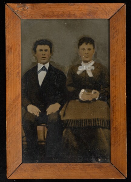 Unknown, [Portrait of seated couple]