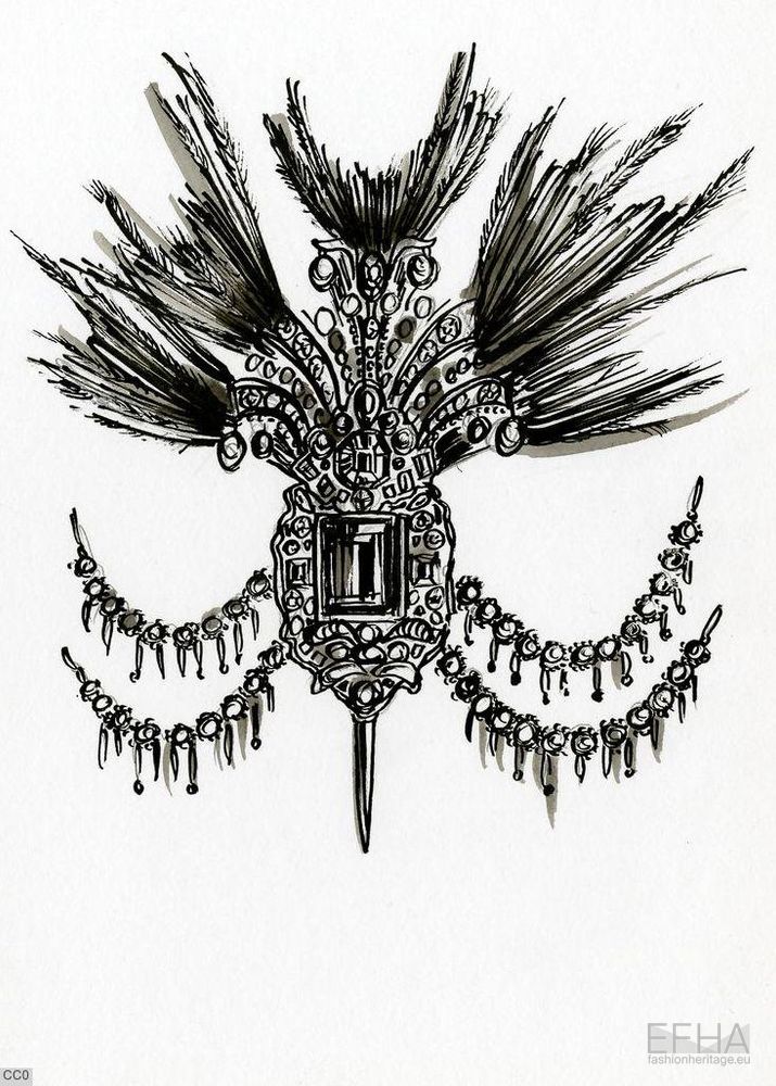 David Ring, aigrette (plumes)