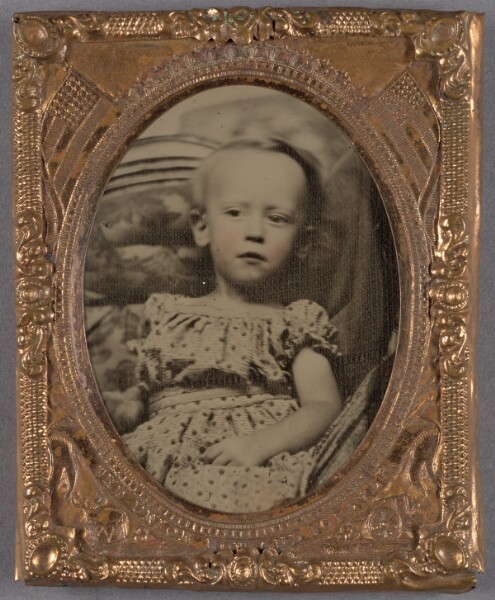 Unknown, [Portrait of a Seated Little Girl]