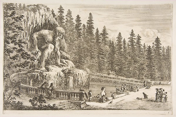 Stefano della Bella, Villa of Pratolino: The Appenino
