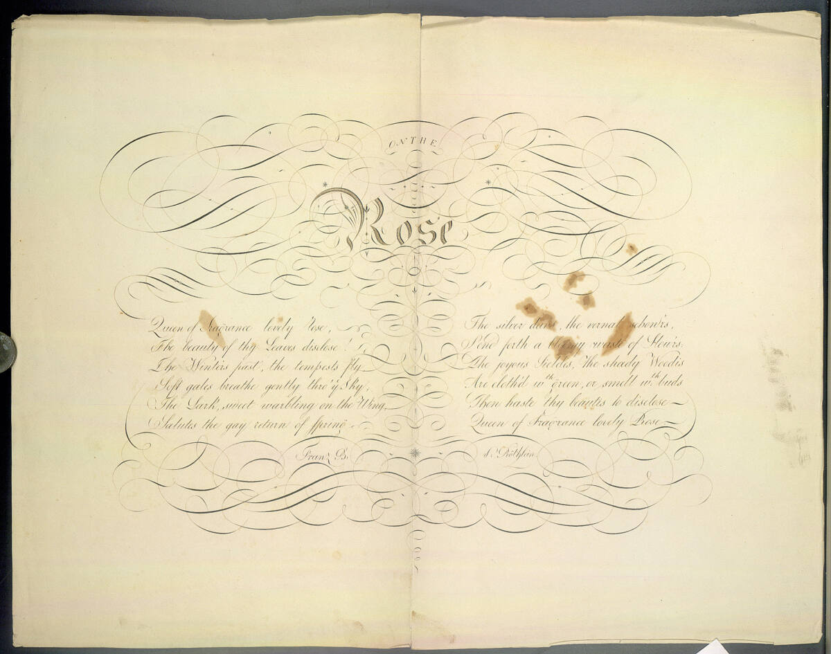KatharinaFreiinvonRöthlein, Schriftblatt: On the Rose
