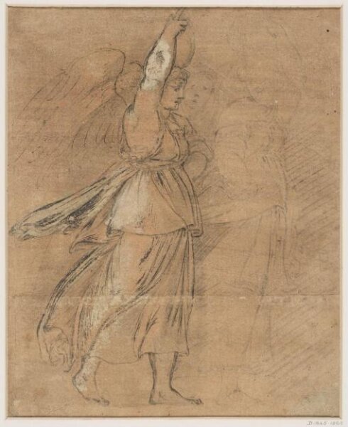 Polidoro da Caravaggio, A group of angels walking