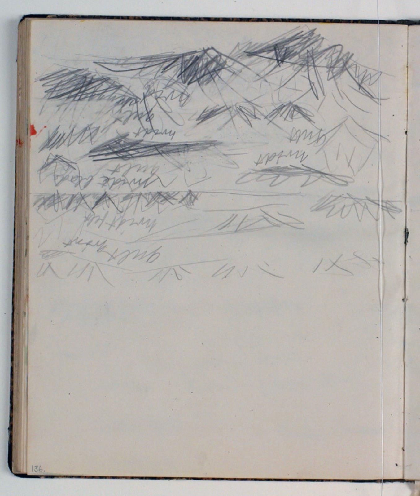 Niels Larsen Stevns, Landskabsstudie. Farveangivelser
