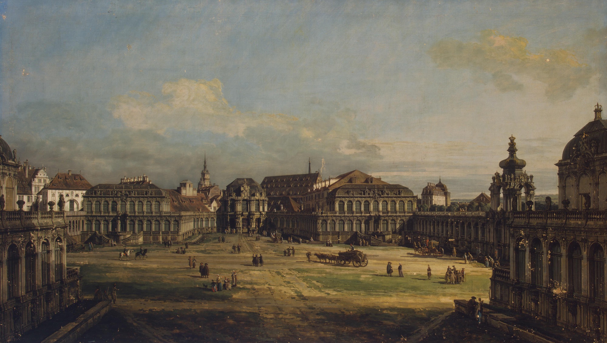 Bernardo Bellotto, Zwinger in Dresden