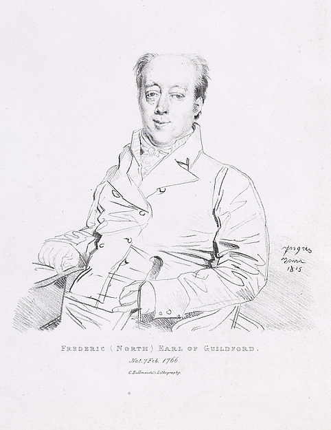 Jean Auguste Dominique Ingres, Portrait of Frederick (North), Earl of Guildford