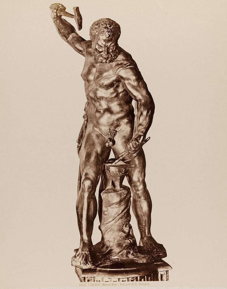 Giacomo Brogi, Firenze - Museo Nazionale: Vulcano di G. Bologna