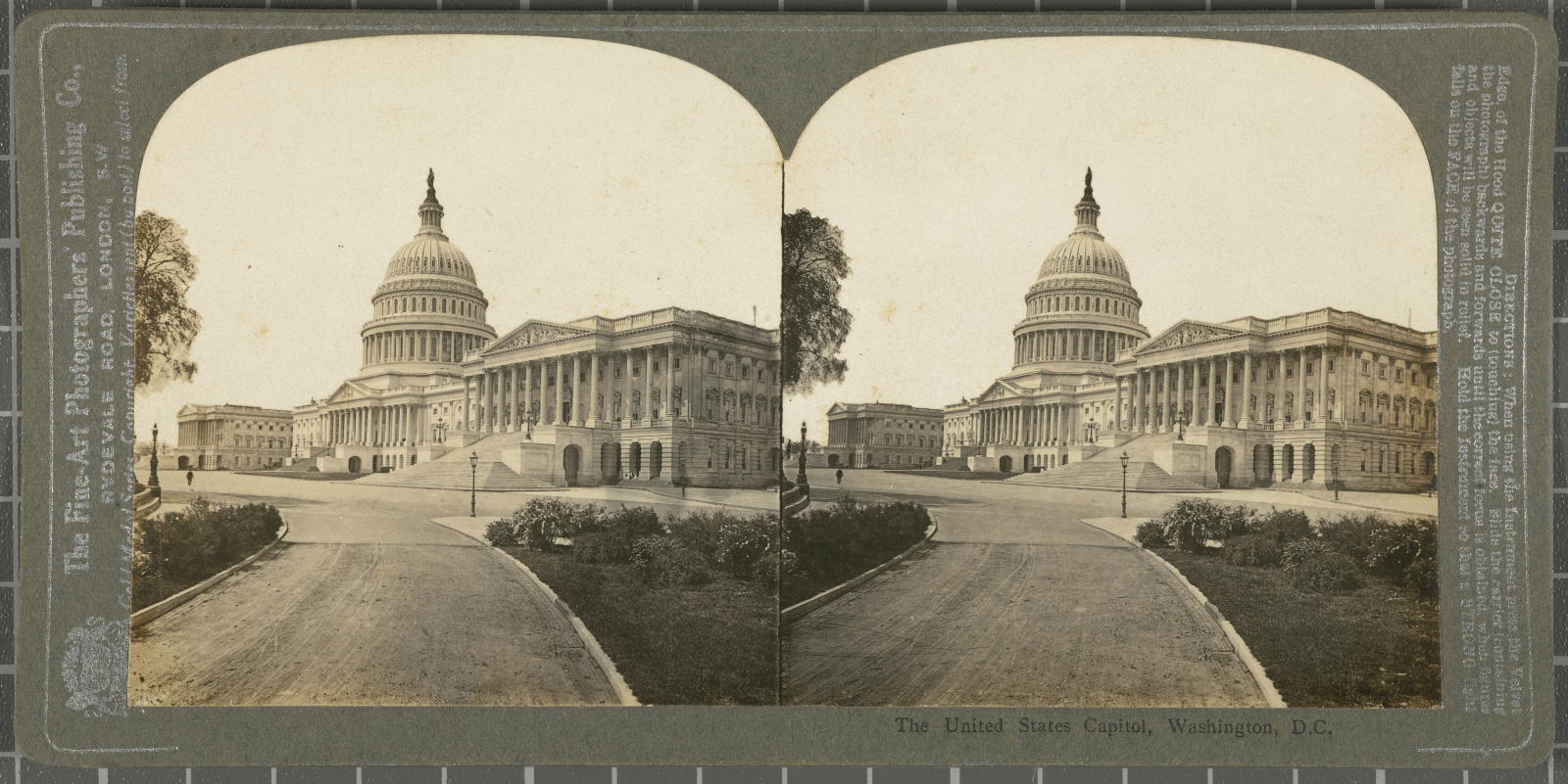 Desconegut, The United States Capitol, Washington, D.C Fine-Art Photog. Publish. Co.