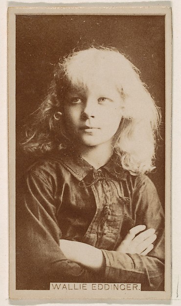 Kinney Brothers Tobacco Company, Wallie Eddinger, from the Actresses series (N245) issued by Kinney Brothers to promote Sweet Caporal Cigarettes