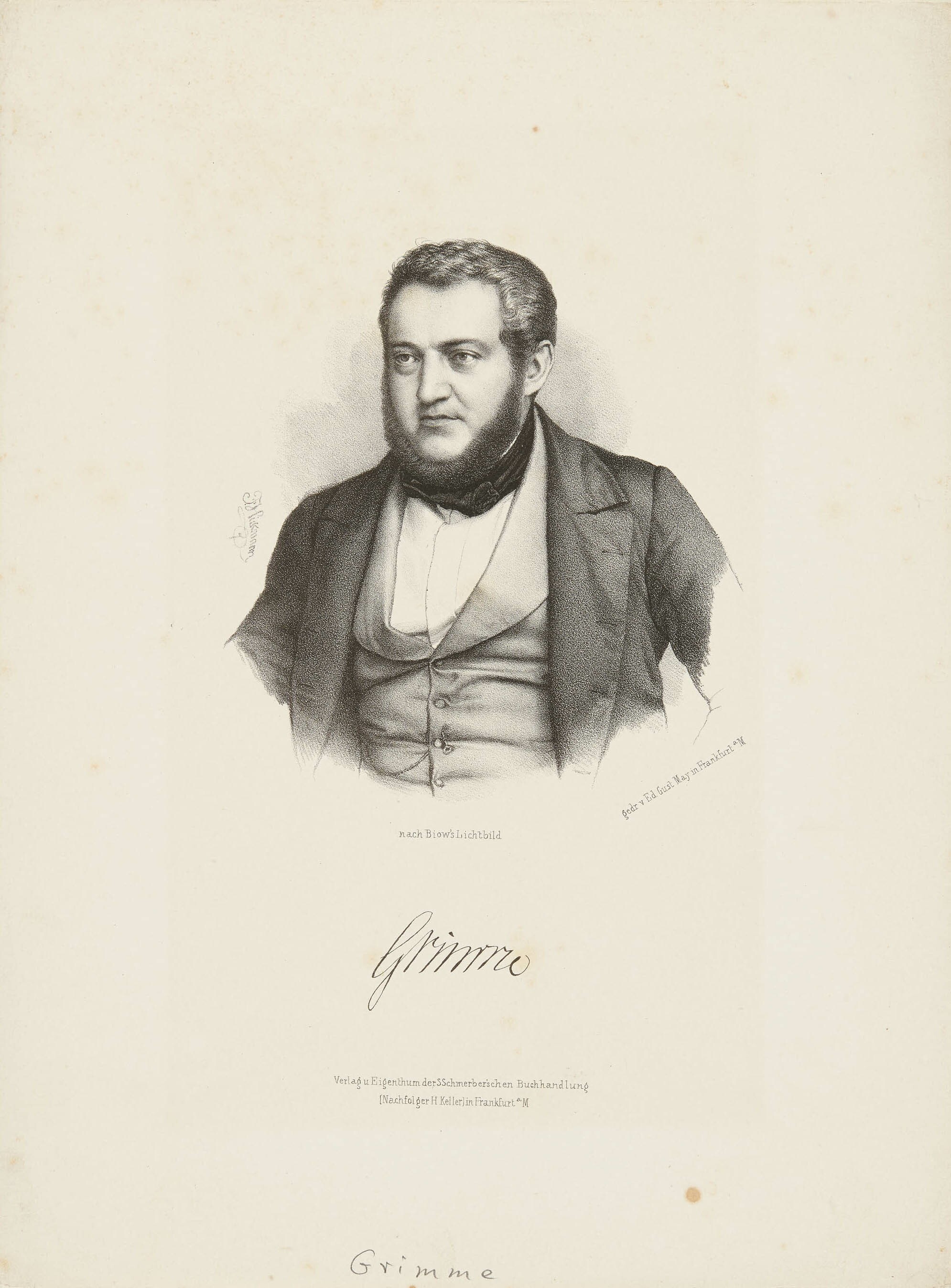 Fritz Hickmann, Bildnis Freiherr Georg von Vincke