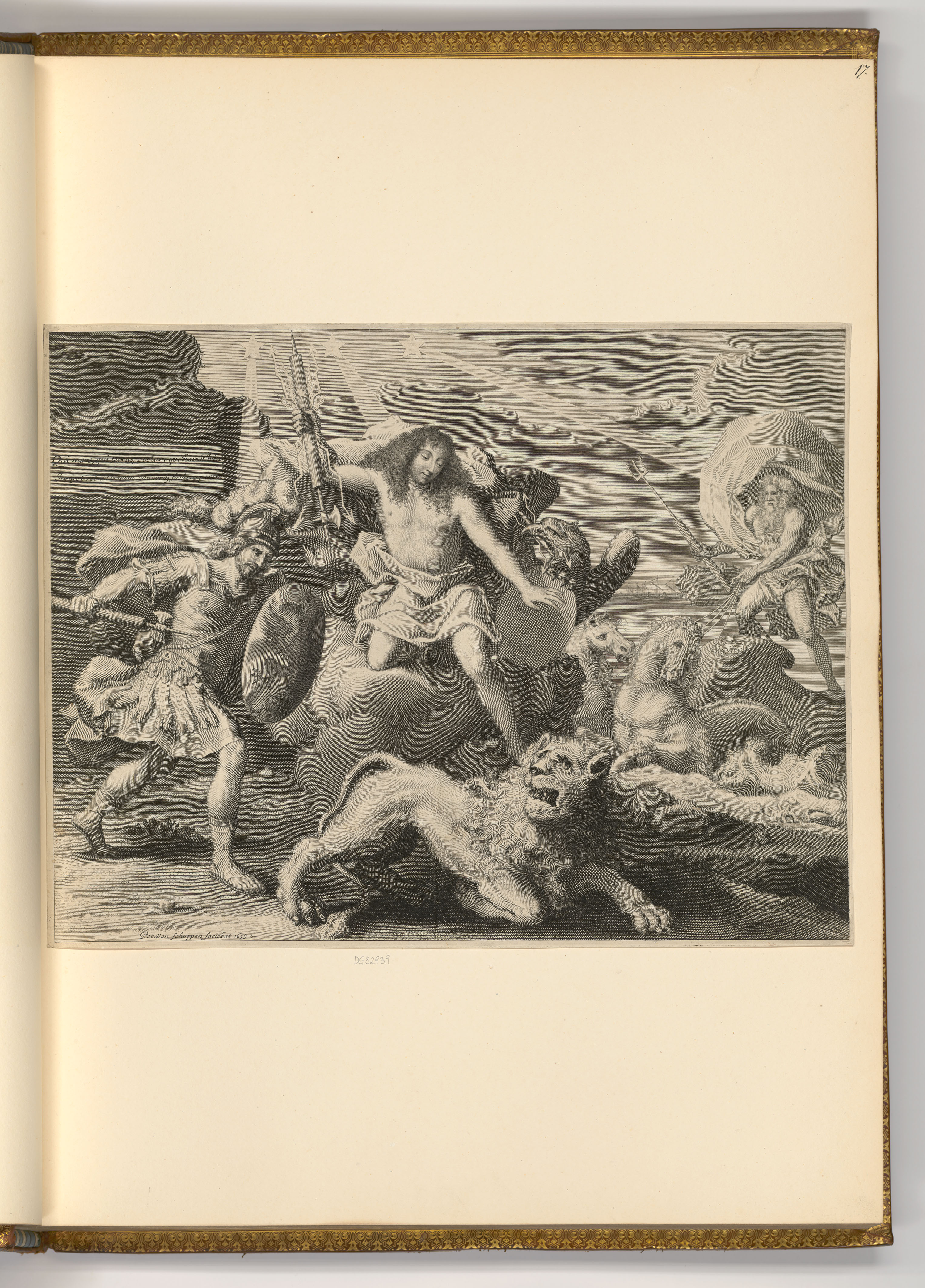 PietervanSchuppen, Allegorische Szene auf den Ruhm Ludwig XIV.