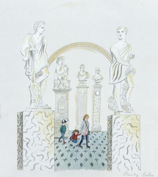 Emily Sutton, In the Sculpture Gallery