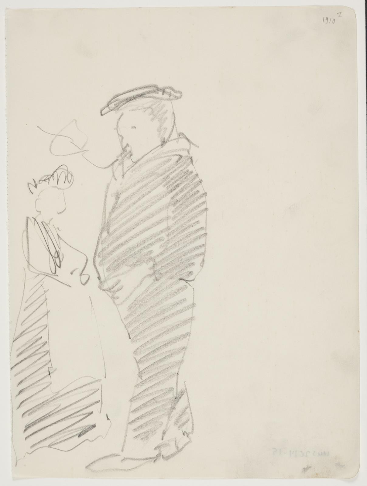 J.A. Jerichau (II), Stående mandsfigur