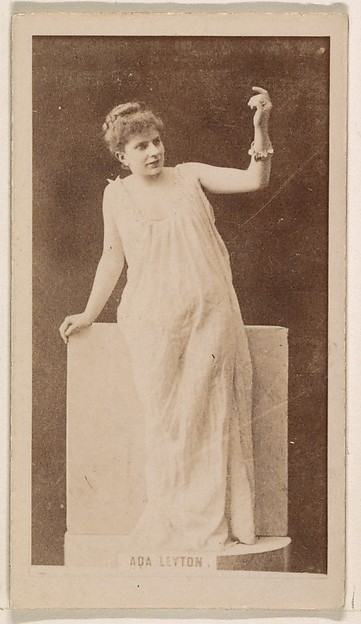 Kinney Brothers Tobacco Company, Ada Leyton, from the Actresses series (N245) issued by Kinney Brothers to promote Sweet Caporal Cigarettes