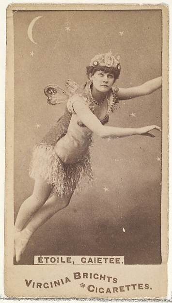 Allen & Ginter, Étoile, Gaietee, from the Actors and Actresses series (N45, Type 1) for Virginia Brights Cigarettes