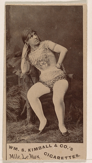 William S. Kimball & Company, Mlle. Le Mon, from the Actresses series (N203) issued by Wm. S. Kimball & Co.