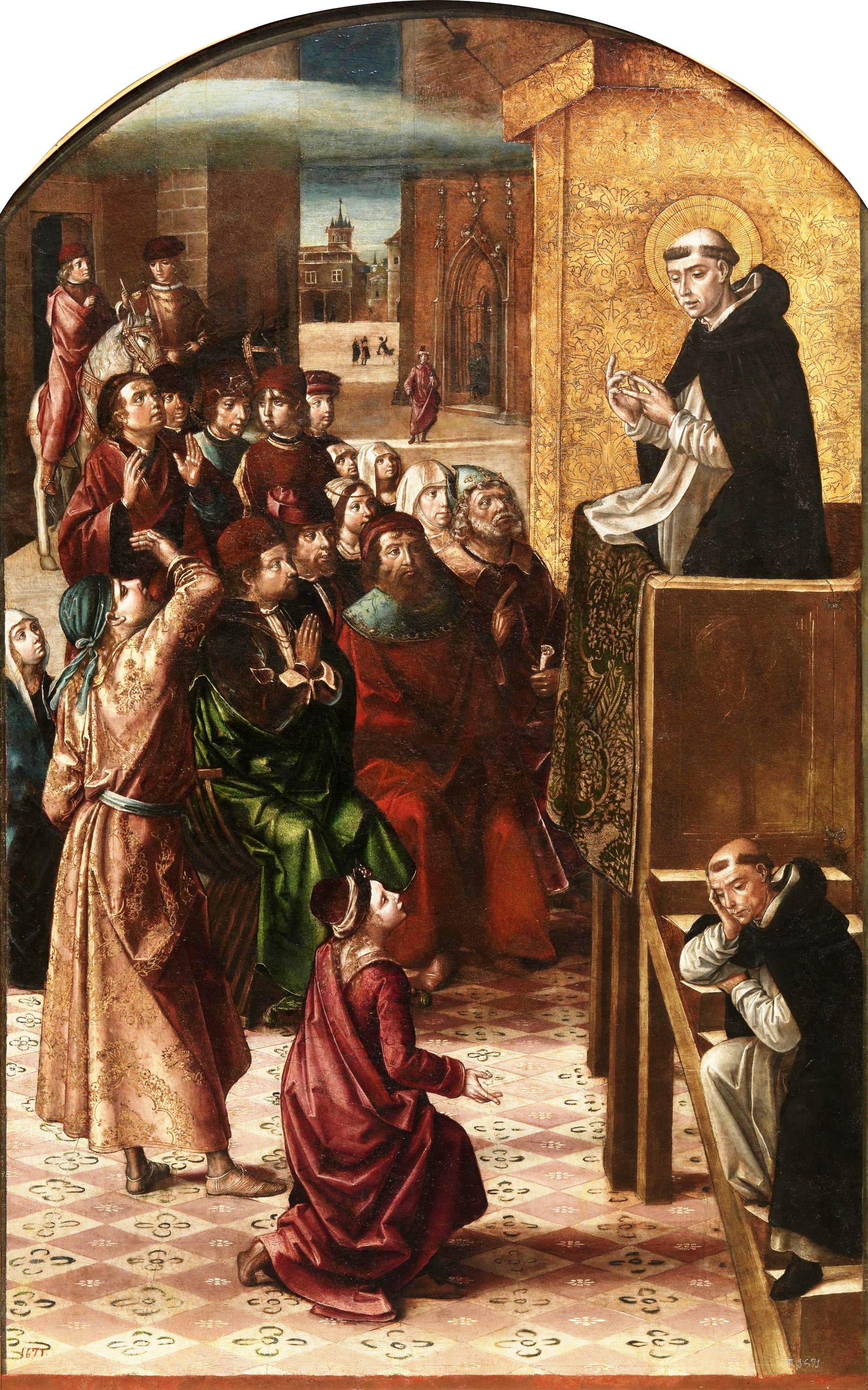 Pedro Berruguete, The Miracle of the Cloud