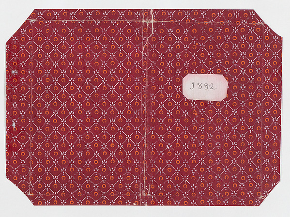 Anonymous, Book cover with circle and dot pattern