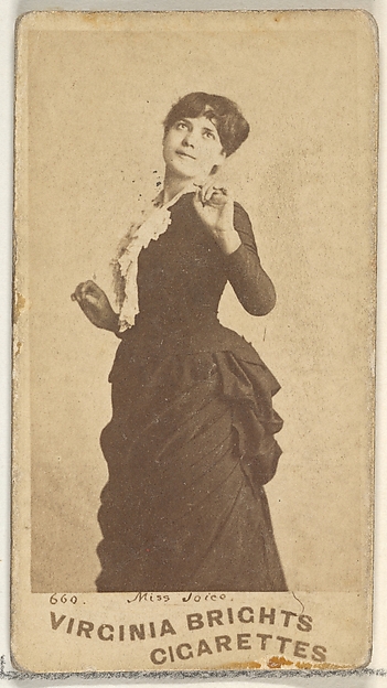 Allen & Ginter, Card 660, Miss Joice, from the Actors and Actresses series (N45, Type 1) for Virginia Brights Cigarettes