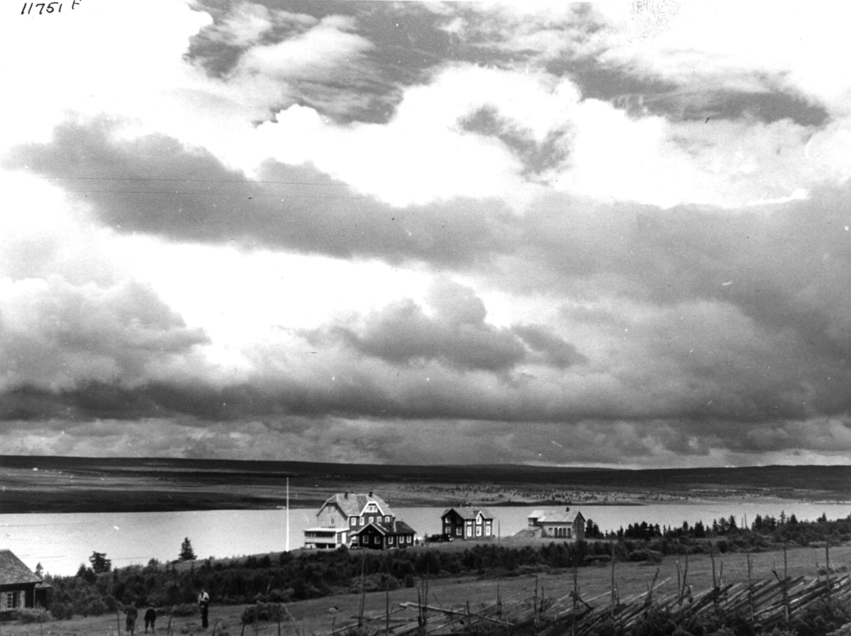 Anders Beer Wilse, Tisleifjorden, landskap, bebyggelse