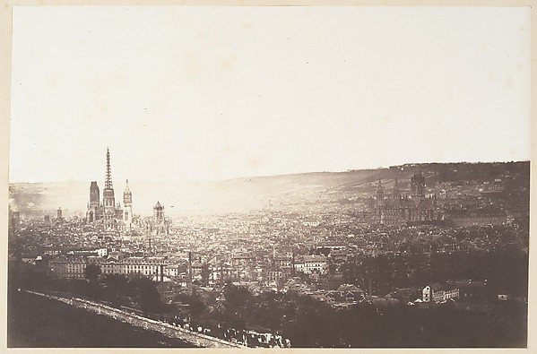 Edmond Bacot, Vue générale de Rouen