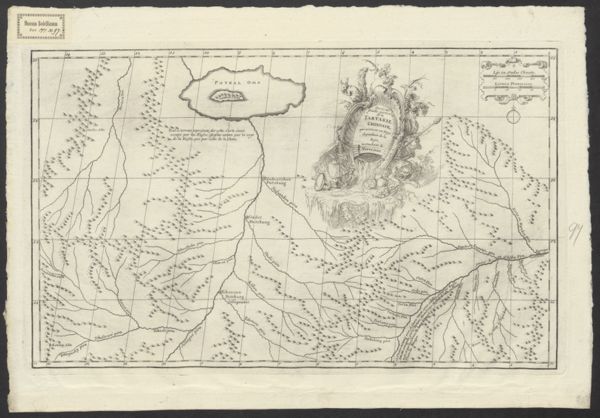 Anville, Jean Baptiste Bourguignon d', (1697-1782) (cartographer), IIe. Feuille particuliere de la Tartarie Chinoise, contenant les environs de Nimgouta, qui est proprement l'ancien paijs des Mantcheoux, et l'extrêmité la plus Septentrionale del la Corée