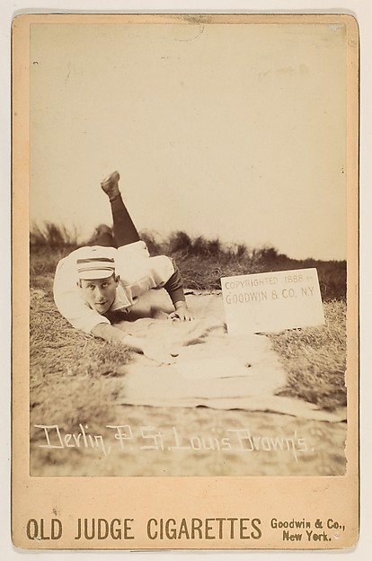 Goodwin & Company, Jim Devlin, Pitcher, St. Louis Browns, from the series Old Judge Cigarettes