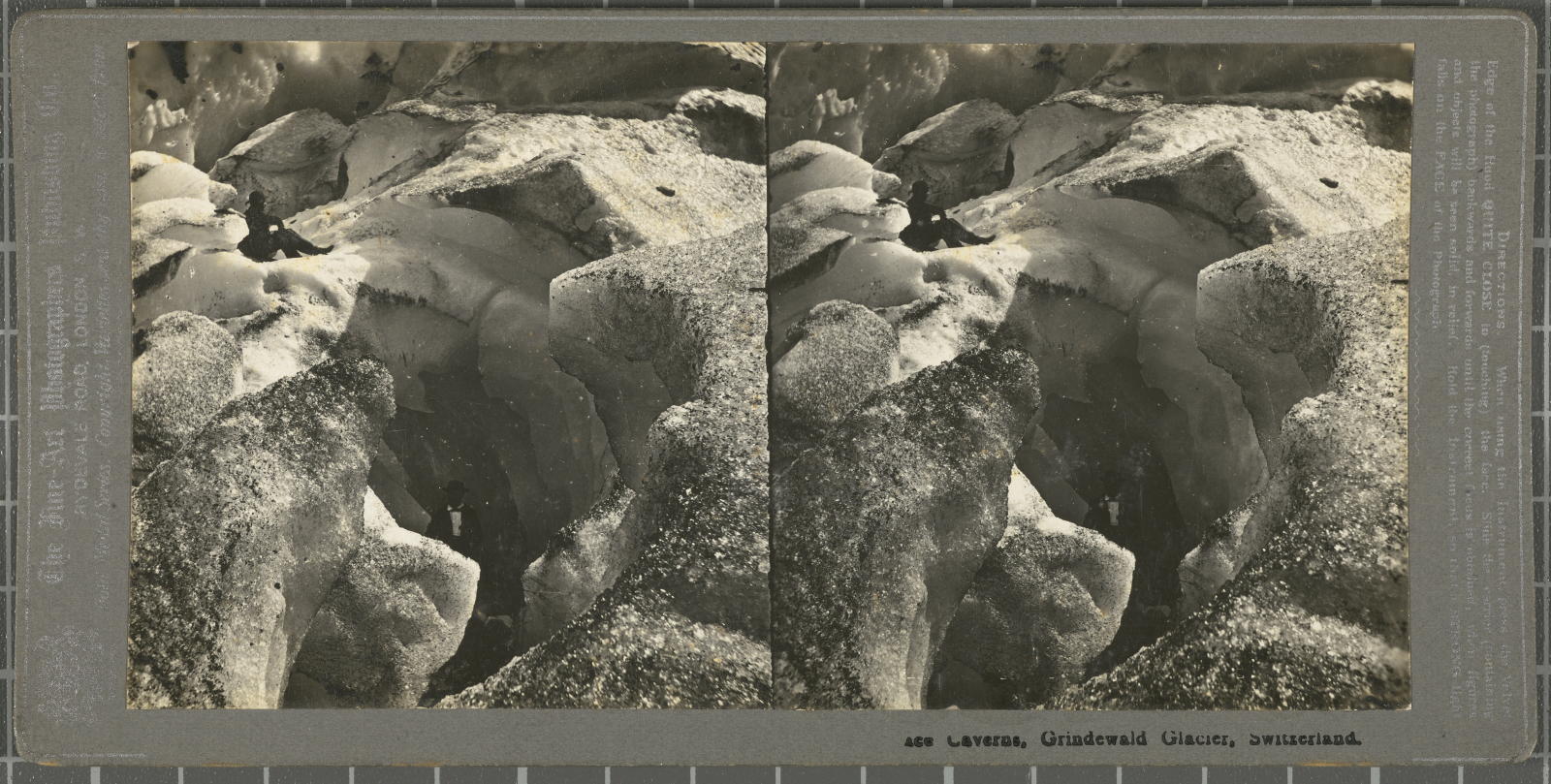 Desconegut, Caverne, Grindelwald Glacier, Switzerland Fine-Art Photog. Publish. Co.